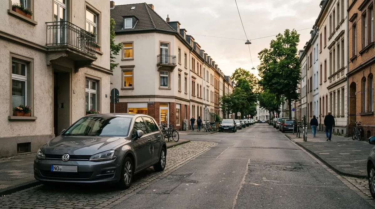 Kfz-Gutachter begutachtet Unfallschaden in Köln Eil
