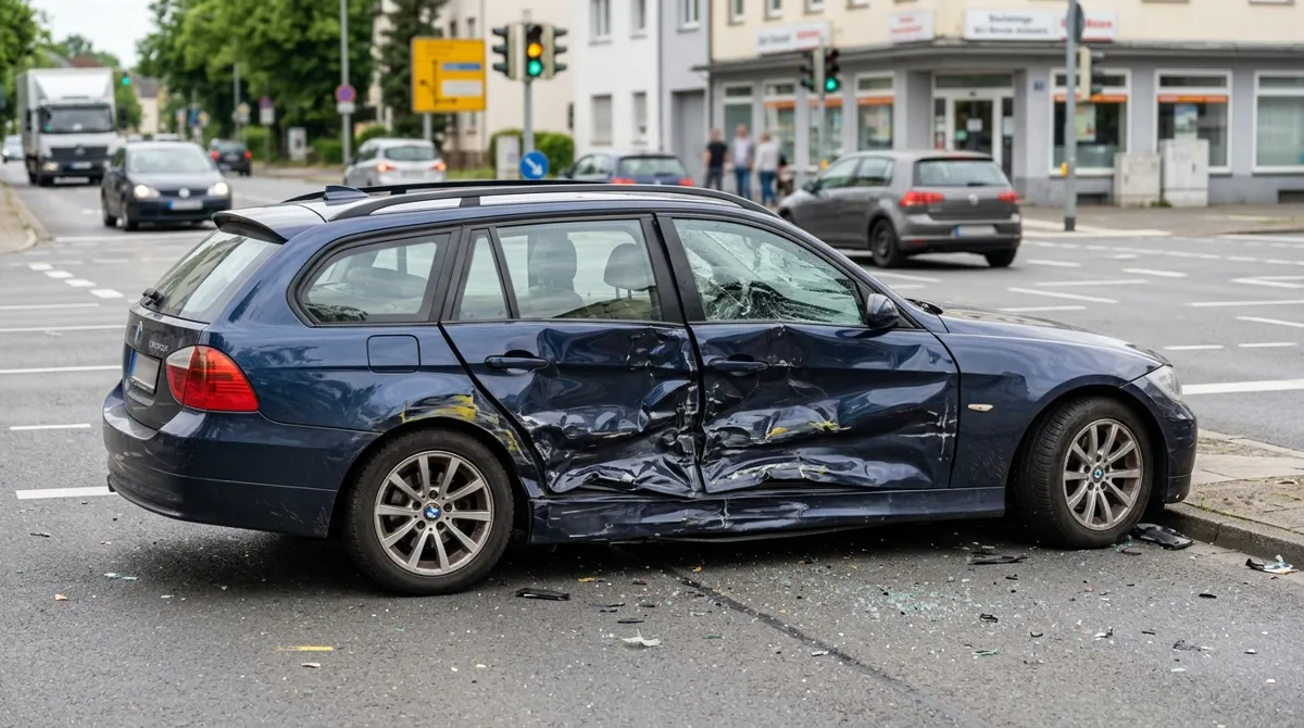 BMW 320d Touring – Seitenkollision