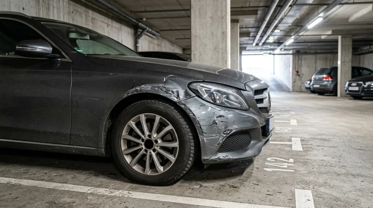 Mercedes C 200 – Parkschaden