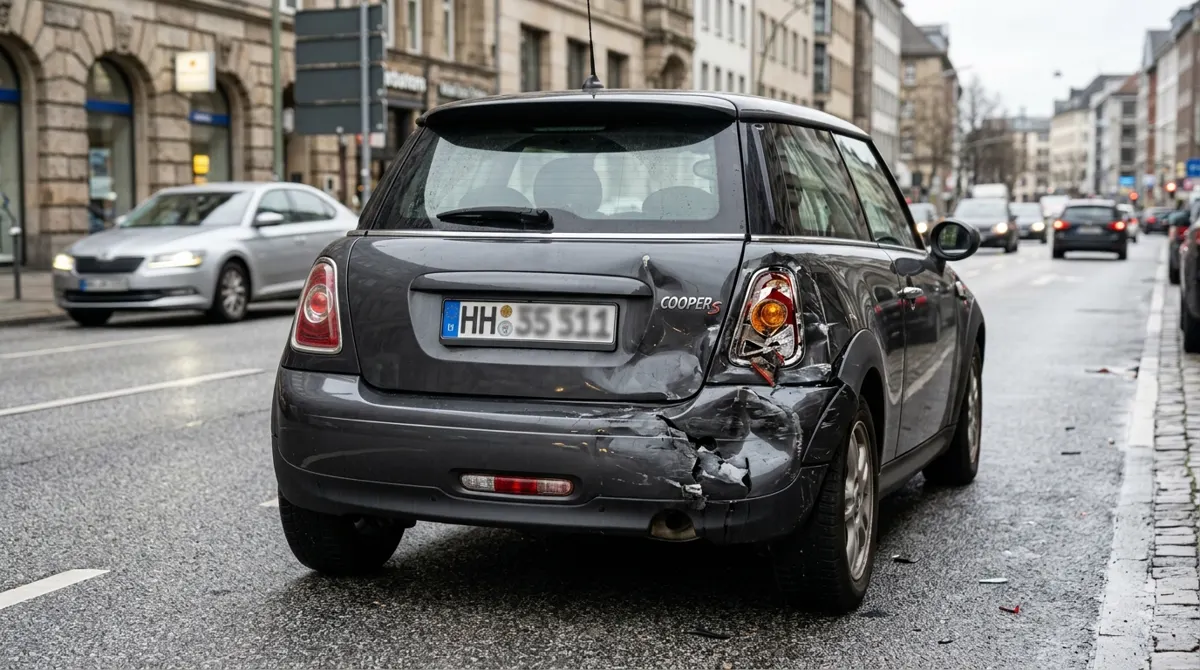 Mini Cooper S – Auffahrunfall