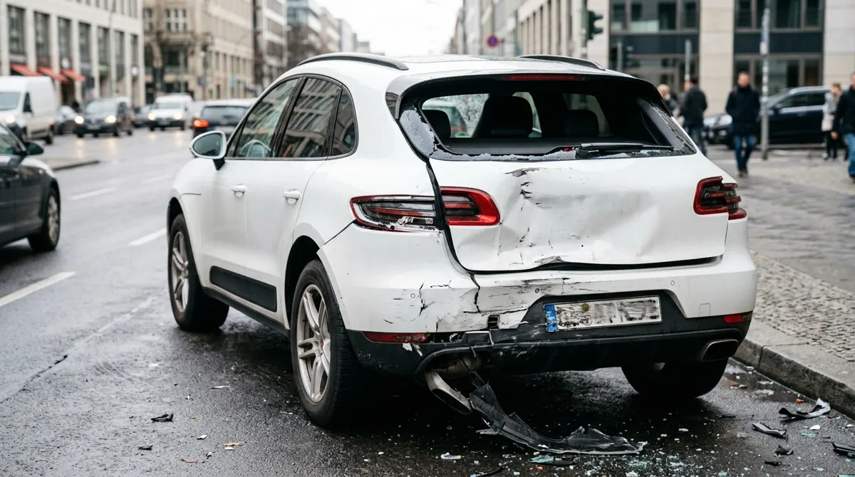 Porsche Macan S – Auffahrunfall