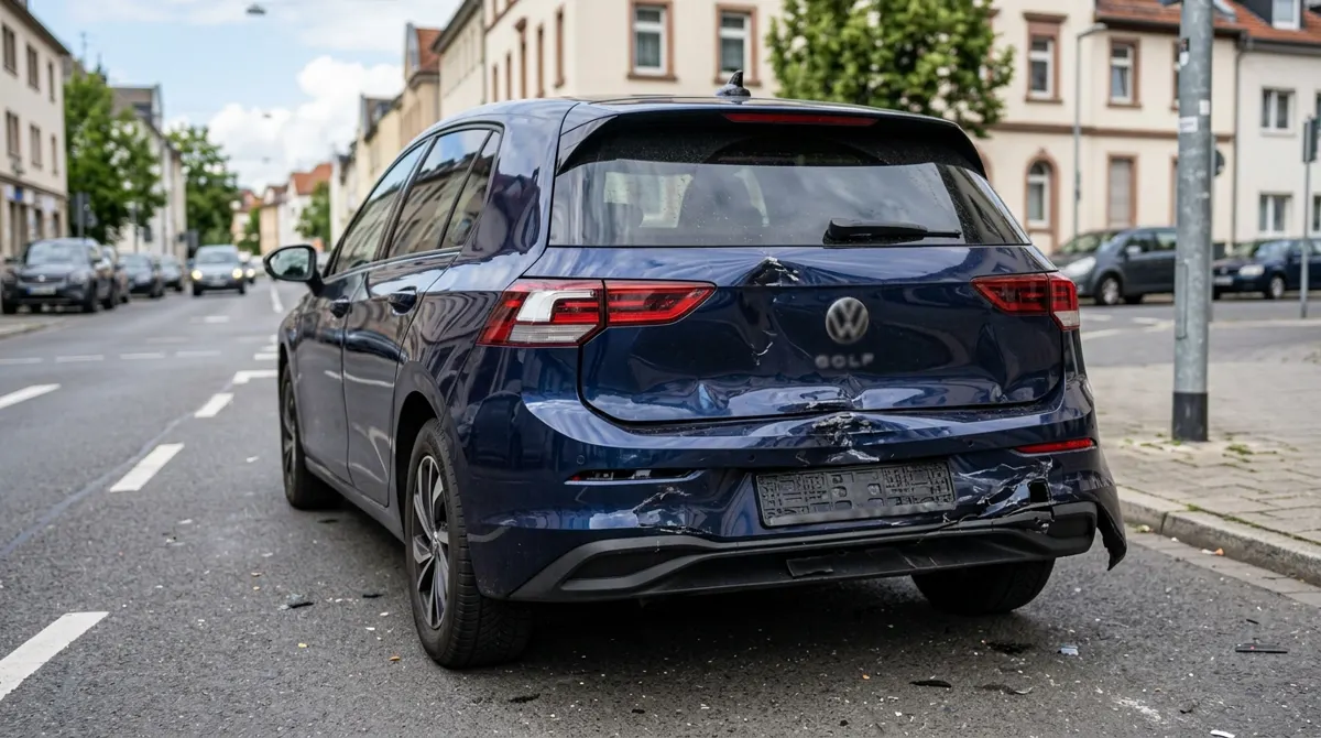 VW Golf VIII 1.5 TSI – Auffahrunfall